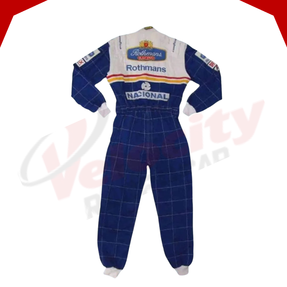 Ayrton Senna 1994 Williams Rothmans F1 Embroidered Race Suit