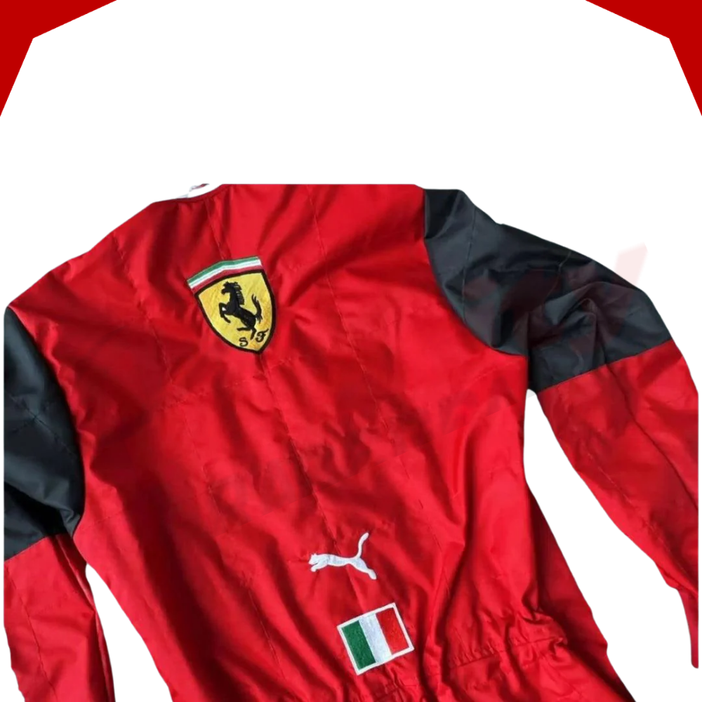 Charles Leclerc 2022 Scuderia Ferrari F1 Embroidered Replica Race Suit