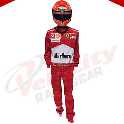 2004 Michael Schumacher Ferrari F1 Embroidered Racing Suit - Velocity Racegear-2004 Michael Schumacher Ferrari F1 Embroidered Racing Suit - Velocity Racegear-F1 Racing Suit