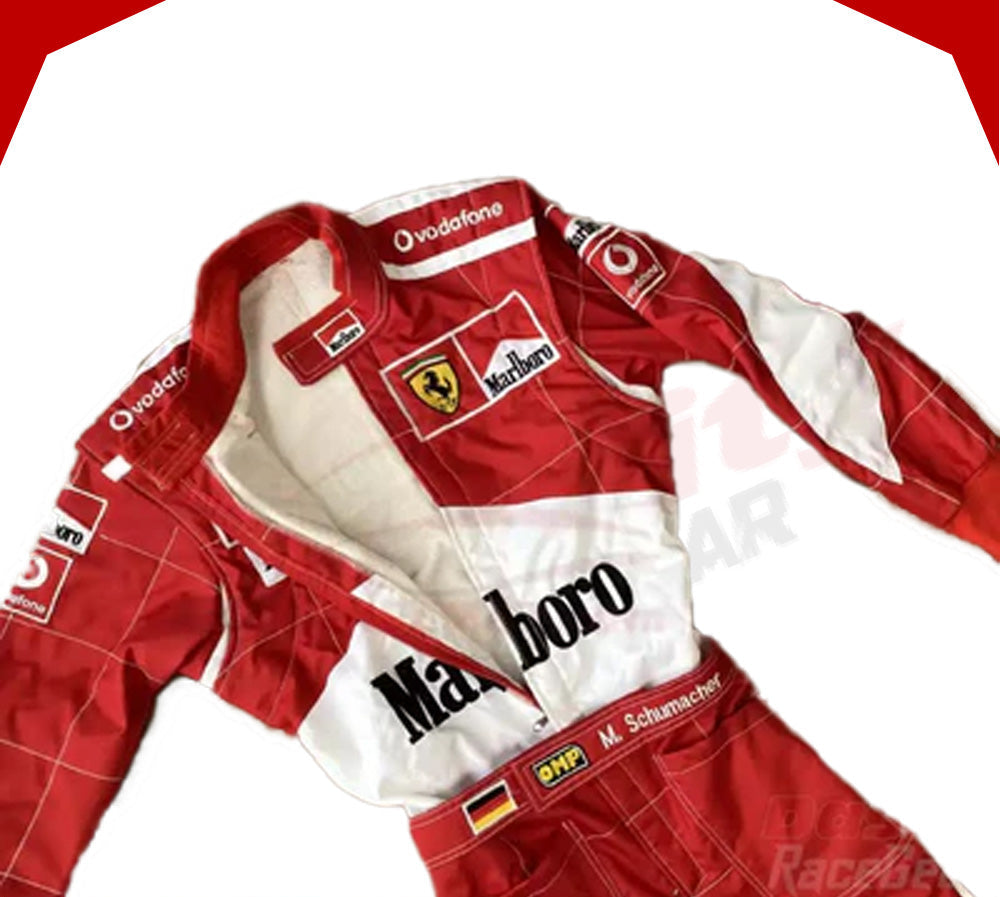 2006 Michael Schumacher Ferrari F1 Embroidered Racing suit - Velocity Racegear-2006 Michael Schumacher Ferrari F1 Embroidered Racing suit - Velocity Racegear-F1 Racing Suit