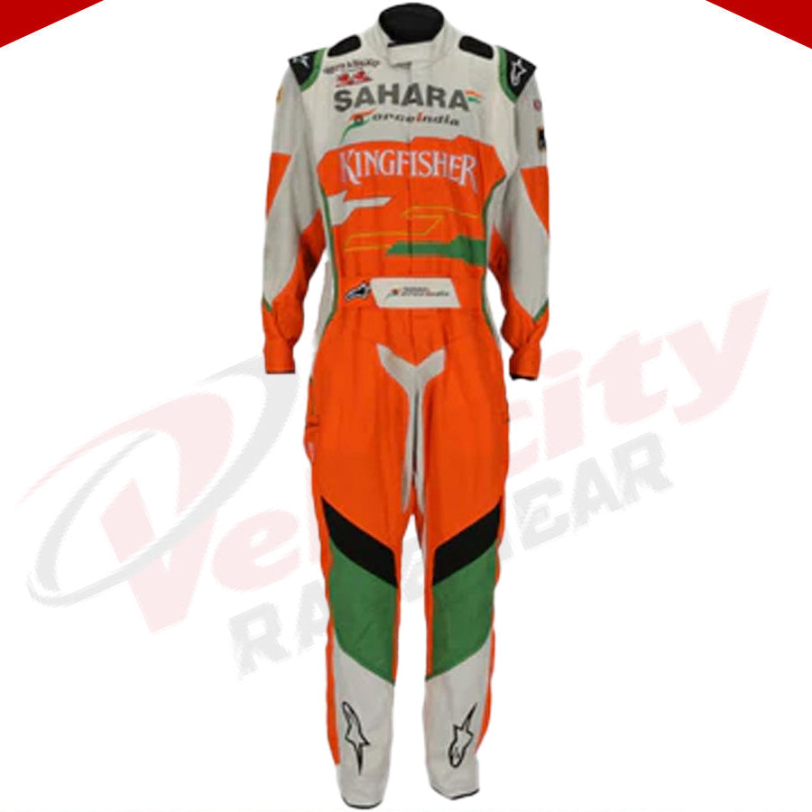 2012 Sahara Force India F1 Team Mechanic Embroidered Suit - Velocity Racegear-2012 Sahara Force India F1 Team Mechanic Embroidered Suit - Velocity Racegear-F1 Racing Suit
