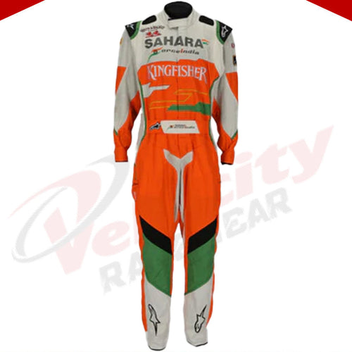 2012 Sahara Force India F1 Team Mechanic Embroidered Suit - Velocity Racegear-2012 Sahara Force India F1 Team Mechanic Embroidered Suit - Velocity Racegear-F1 Racing Suit