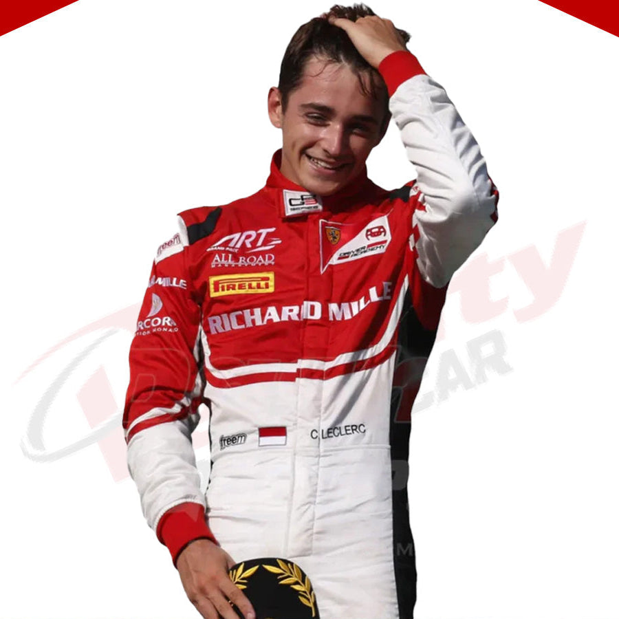 2016 Charles Leclerc Ferrari F1 Race Suit - Velocity Racegear-2016 Charles Leclerc Ferrari F1 Race Suit - Velocity Racegear-F1 Racing Suit