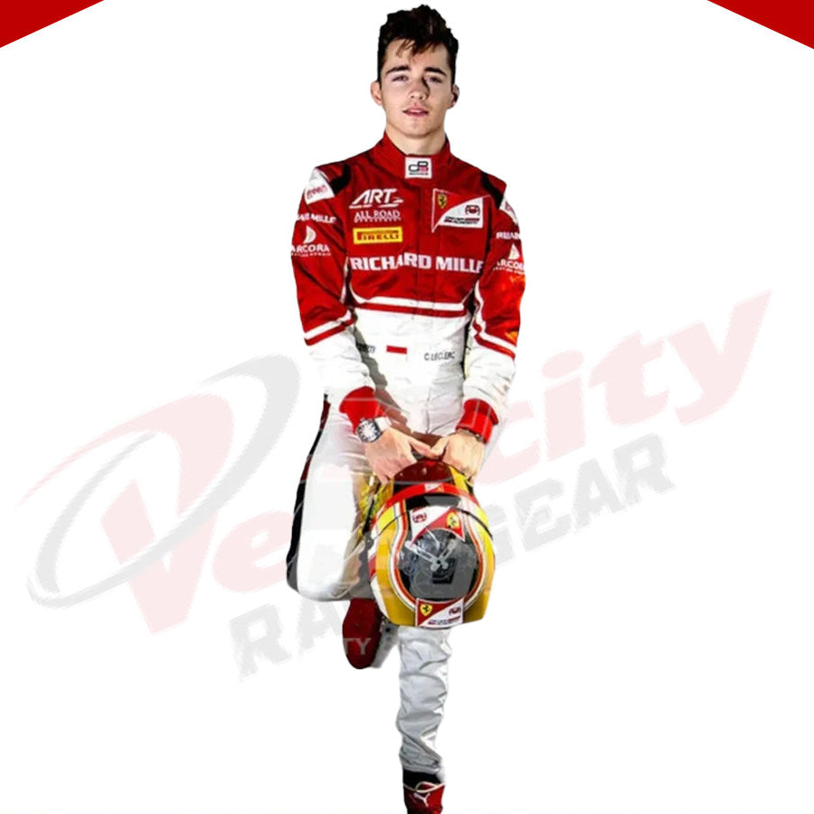 2016 Charles Leclerc Ferrari F1 Race Suit - Velocity Racegear-2016 Charles Leclerc Ferrari F1 Race Suit Kids - Velocity Racegear-F1 Racing Suit