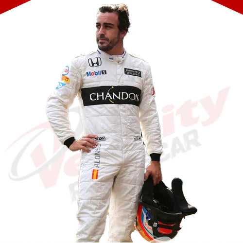 2016 Fernando Alonso McLaren F1 Team Race Suit - Velocity Racegear-2016 Fernando Alonso McLaren F1 Team Race Suit KIDS - Velocity Racegear-F1 Racing Suit