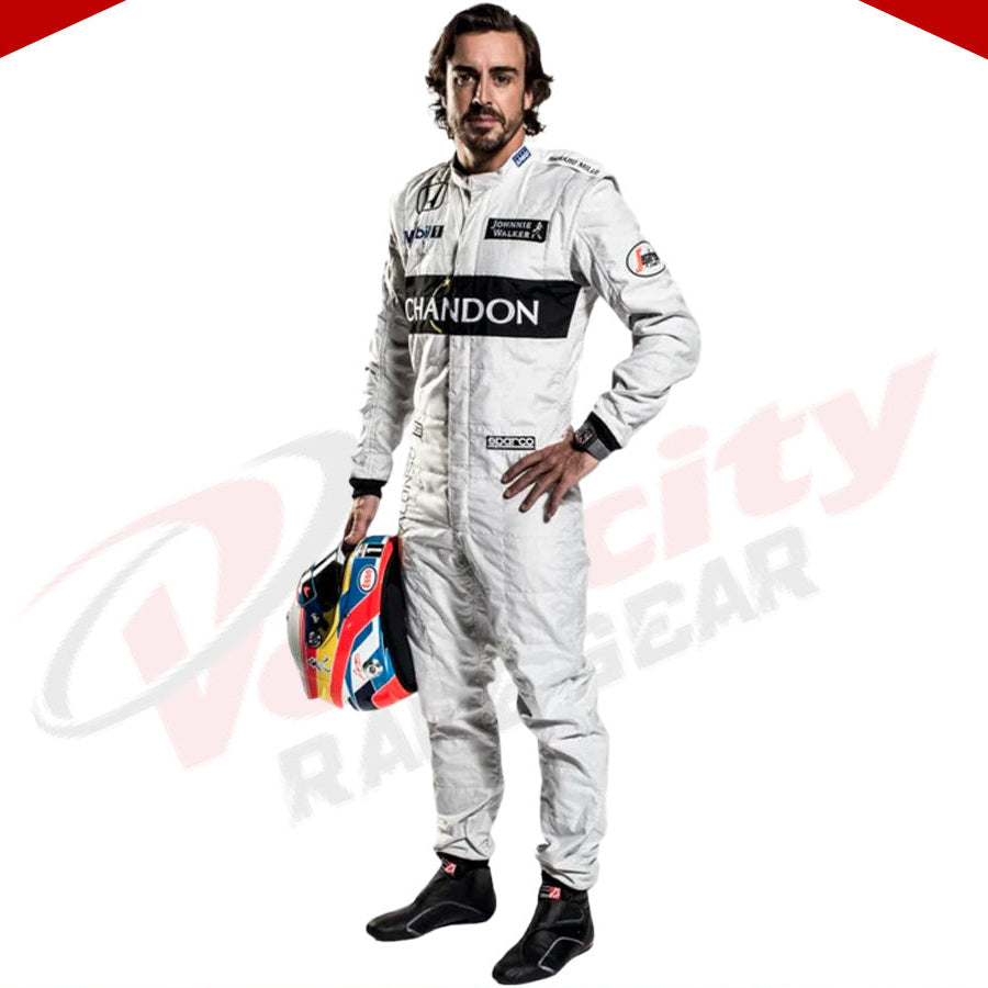 2016 Fernando Alonso McLaren F1 Team Race Suit - Velocity Racegear-2016 Fernando Alonso McLaren F1 Team Race Suit KIDS - Velocity Racegear-F1 Racing Suit