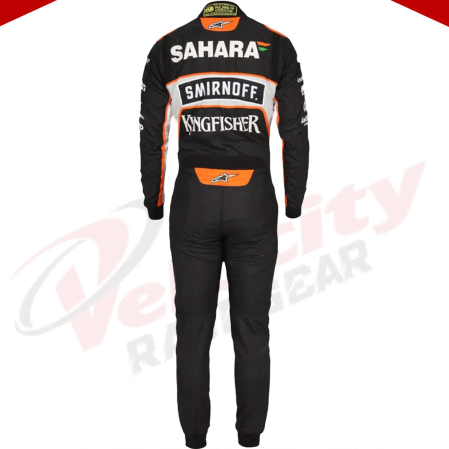 2016 Sergio Perez Sahara Force India F1 Team Race Suit - Velocity Racegear-2016 Sergio Perez Sahara Force India F1 Team Race Suit - Velocity Racegear-F1 Racing Suit