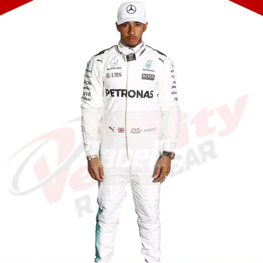 2017 Lewis Hamilton Mercedes-Benz F1 Printed Racing Suit - Velocity Racegear-2017 Lewis Hamilton Mercedes-Benz F1 Printed Racing Suit - Velocity Racegear-F1 Racing Suit