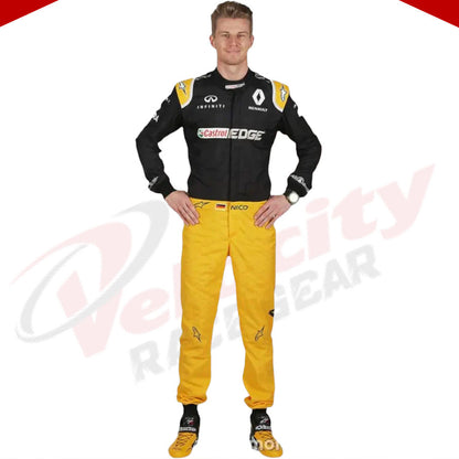 2017 Nico Hulkenberg Renault F1 Race Suit - Velocity Racegear-2017 Nico Hulkenberg Renault F1 Race Suit - Velocity Racegear-F1 Racing Suit