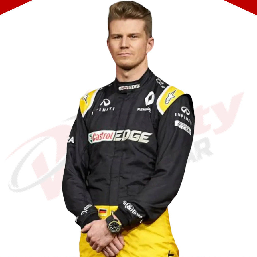 2017 Nico Hulkenberg Renault F1 Race Suit - Velocity Racegear-2017 Nico Hulkenberg Renault F1 Race Suit - Velocity Racegear-F1 Racing Suit
