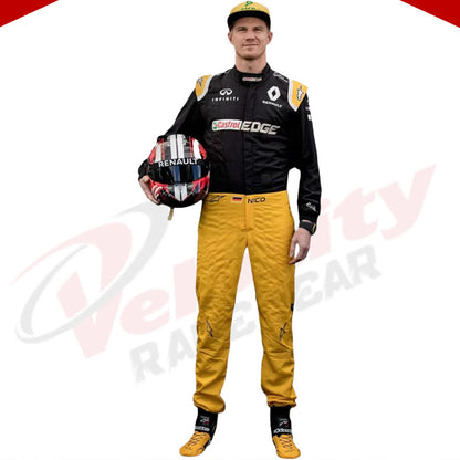 2017 Nico Hulkenberg Renault F1 Race Suit - Velocity Racegear-2017 Nico Hulkenberg Renault F1 Race Suit - Velocity Racegear-F1 Racing Suit