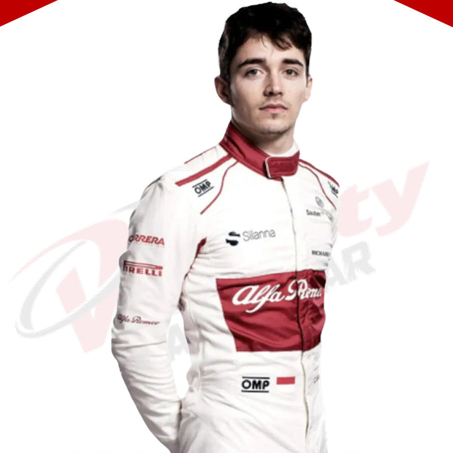 2018 Charles Leclerc Alfa Romeo Sauber F1 Suit - Velocity Racegear-2018 Charles Leclerc Alfa Romeo Sauber F1 Suit - Velocity Racegear-F1 Racing Suit