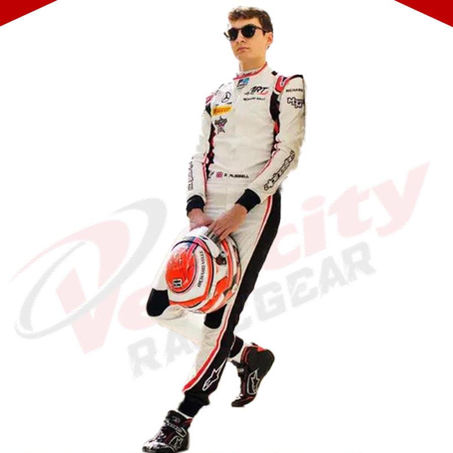 2018 George Russell Mercedes AMG F1 Race Suit - Velocity Racegear-2018 George Russell Mercedes AMG F1 Race Suit - Velocity Racegear-F1 Racing Suit