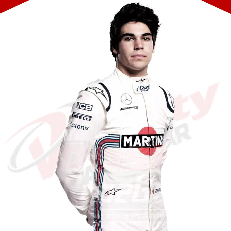2018 Lance Stroll Williams Martini F1 Race Suit - Velocity Racegear-2018 Lance Stroll Williams Martini F1 Race Suit - Velocity Racegear-F1 Racing Suit