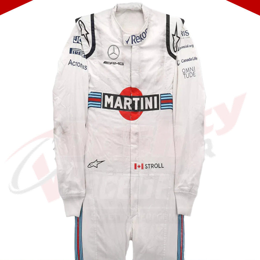 2018 Lance Stroll Williams Martini F1 Race Suit - Velocity Racegear-2018 Lance Stroll Williams Martini F1 Race Suit - Velocity Racegear-F1 Racing Suit