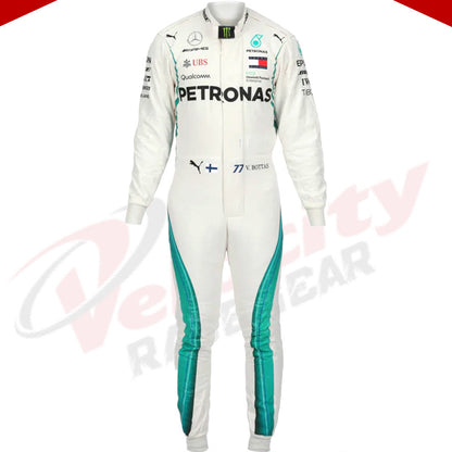 2018 Valtteri Bottas Mercedes AMG F1 Race Suit - Velocity Racegear-2018 Valtteri Bottas Mercedes AMG F1 Race Suit KIDS - Velocity Racegear-F1 Racing Suit
