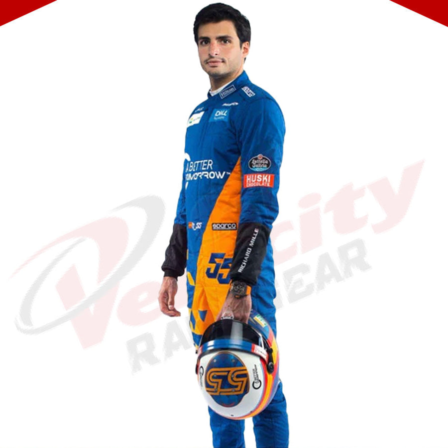 2019 Carlos Sainz McLaren F1 Race Suit - Velocity Racegear-2019 Carlos Sainz McLaren F1 Race Suit - Velocity Racegear-F1 Racing Suit