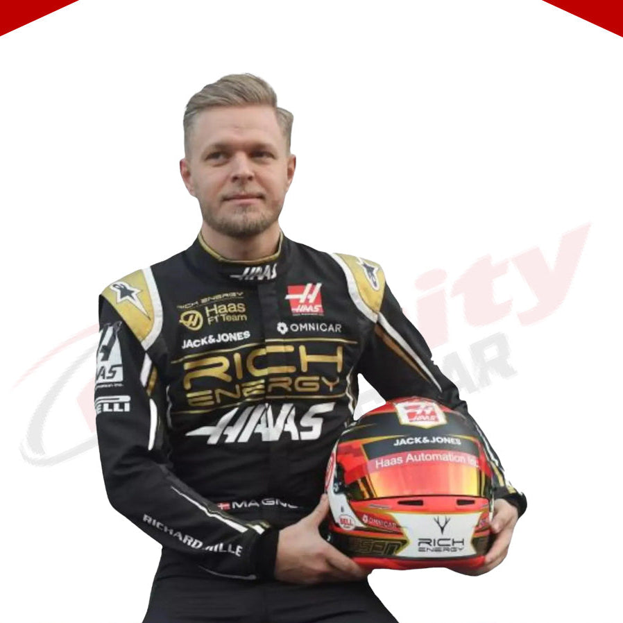 2019 Kevin Magnussen Haas F1 Race Suit - Velocity Racegear-2019 Kevin Magnussen Haas F1 Race Suit - Velocity Racegear-F1 Racing Suit