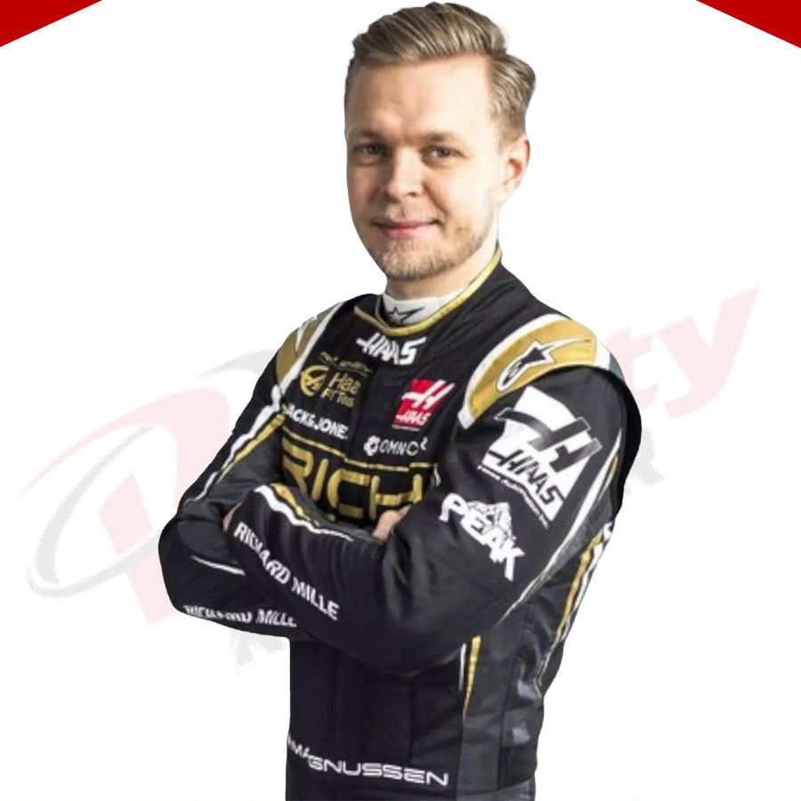 2019 Kevin Magnussen Haas F1 Race Suit - Velocity Racegear-2019 Kevin Magnussen Haas F1 Race Suit - Velocity Racegear-F1 Racing Suit