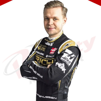 2019 Kevin Magnussen Haas F1 Race Suit - Velocity Racegear-2019 Kevin Magnussen Haas F1 Race Suit - Velocity Racegear-F1 Racing Suit