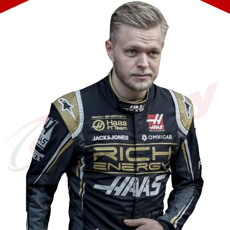 2019 Kevin Magnussen Haas F1 Race Suit - Velocity Racegear-2019 Kevin Magnussen Haas F1 Race Suit - Velocity Racegear-F1 Racing Suit