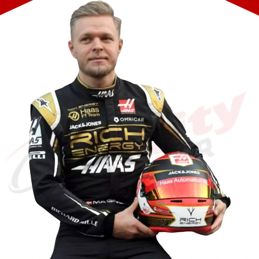 2019 Kevin Magnussen Haas F1 Race Suit - Velocity Racegear-2019 Kevin Magnussen Haas F1 Race Suit KIDS - Velocity Racegear-F1 Racing Suit