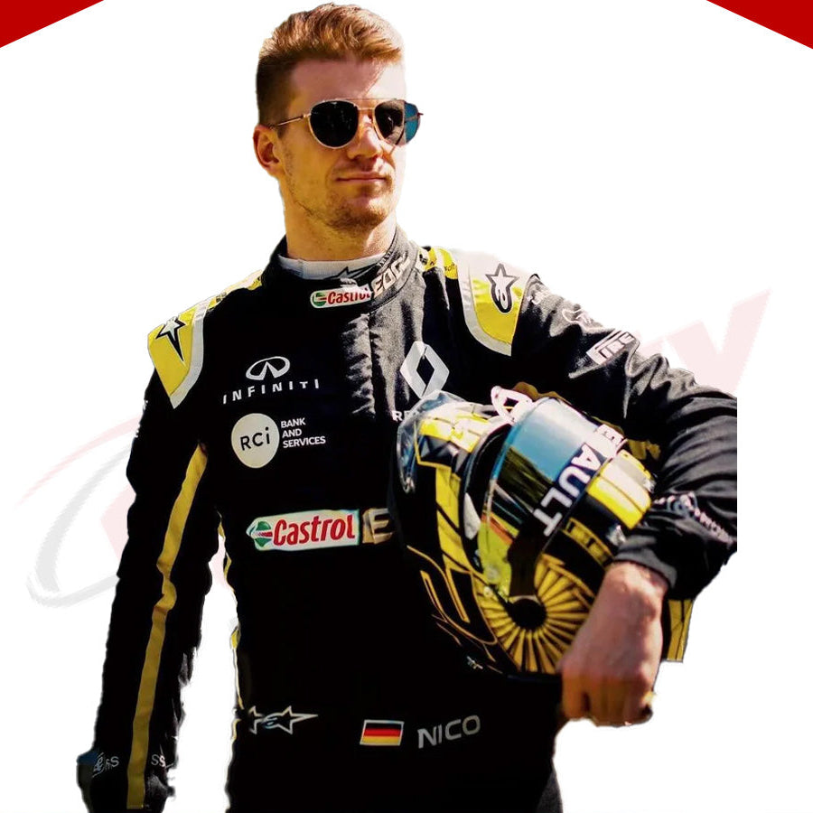 2019 Nico Hulkenberg Renault F1 Team Race Suit - Velocity Racegear-2019 Nico Hulkenberg Renault F1 Team Race Suit KIDS - Velocity Racegear-F1 Racing Suit