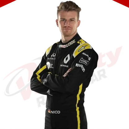 2019 Nico Hulkenberg Renault F1 Team Race Suit - Velocity Racegear-2019 Nico Hulkenberg Renault F1 Team Race Suit KIDS - Velocity Racegear-F1 Racing Suit
