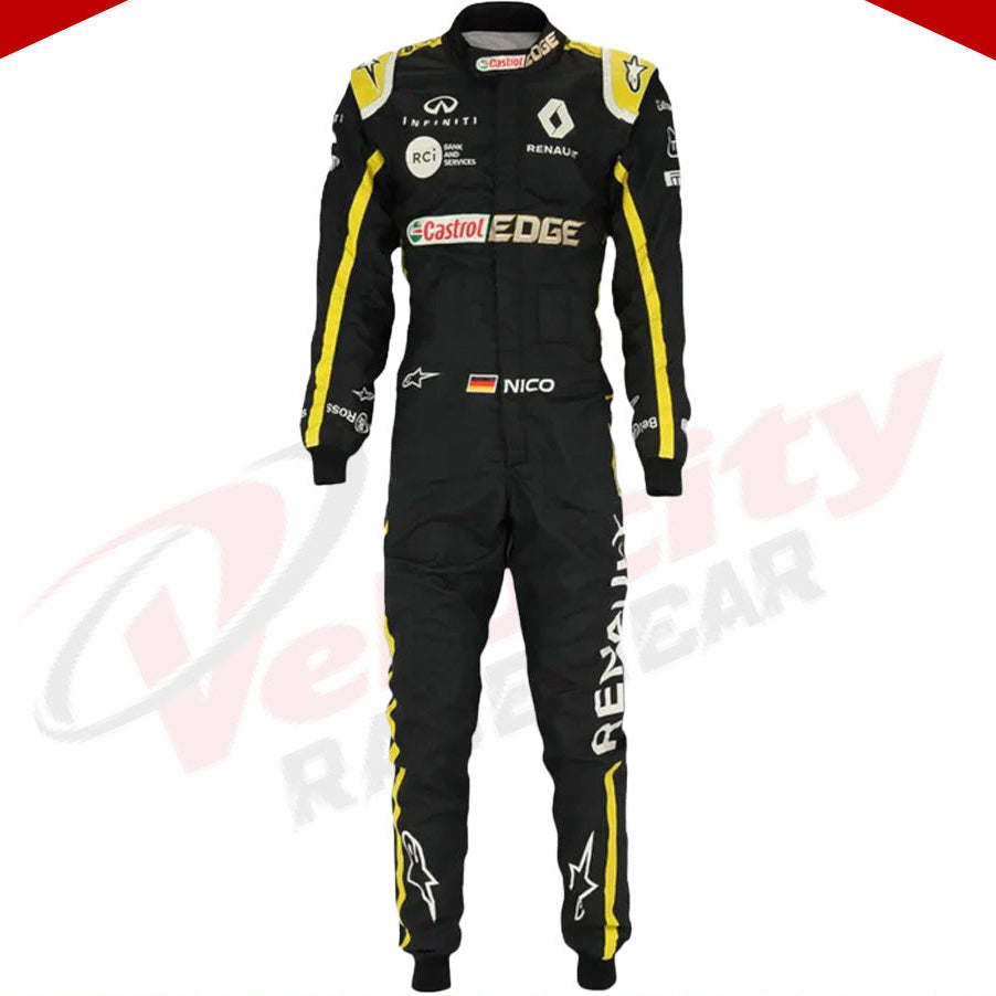 2019 Nico Hulkenberg Renault F1 Team Race Suit - Velocity Racegear-2019 Nico Hulkenberg Renault F1 Team Race Suit KIDS - Velocity Racegear-F1 Racing Suit