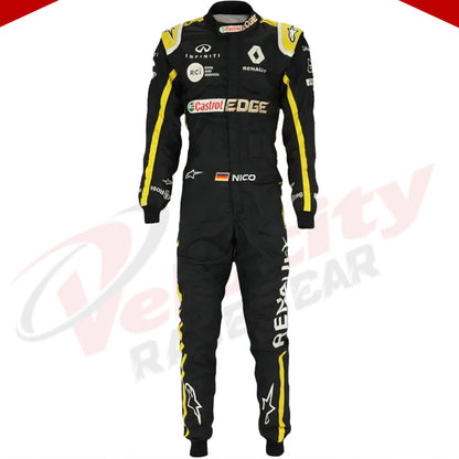 2019 Nico Hulkenberg Renault F1 Team Race Suit - Velocity Racegear-2019 Nico Hulkenberg Renault F1 Team Race Suit KIDS - Velocity Racegear-F1 Racing Suit