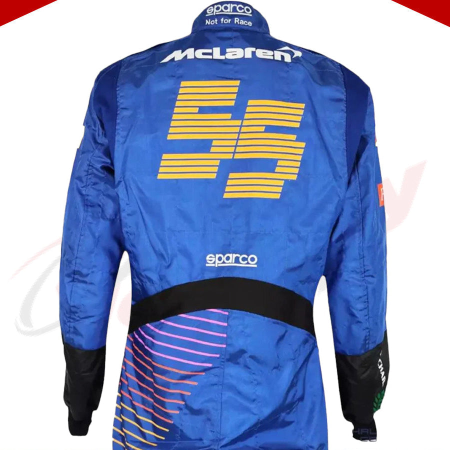 2020 Carlos Sainz McLaren Formula 1 Racing Suit - Velocity Racegear-2020 Carlos Sainz McLaren Formula 1 Racing Suit KIDS - Velocity Racegear-F1 Racing Suit