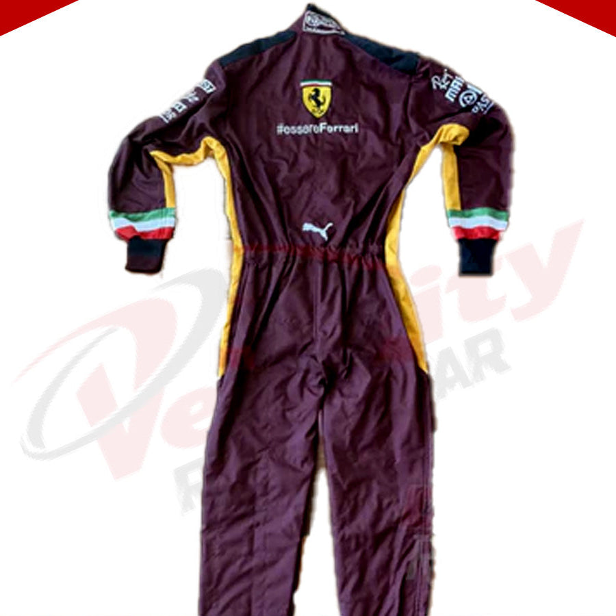 2020 Charles Leclerc Ferrari 1000 GP F1 Embroidered Racing suit - Velocity Racegear-2020 Charles Leclerc Ferrari 1000 GP F1 Embroidered Racing suit - Velocity Racegear-F1 Racing Suit
