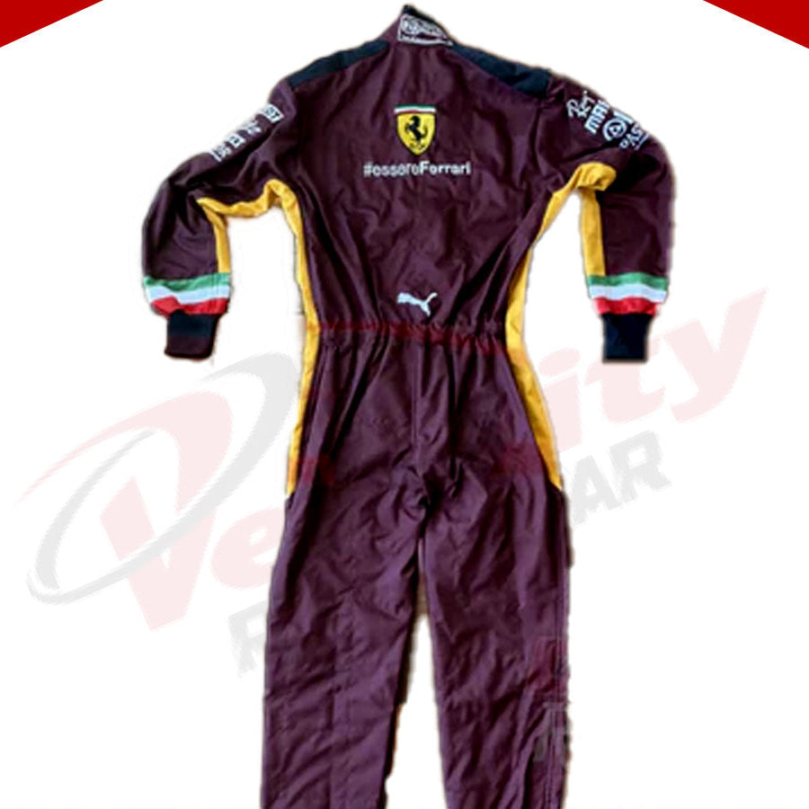 2020 Charles Leclerc Ferrari 1000 GP F1 Embroidered Racing suit - Velocity Racegear-2020 Charles Leclerc Ferrari 1000 GP F1 Embroidered Racing suit - Velocity Racegear-F1 Racing Suit