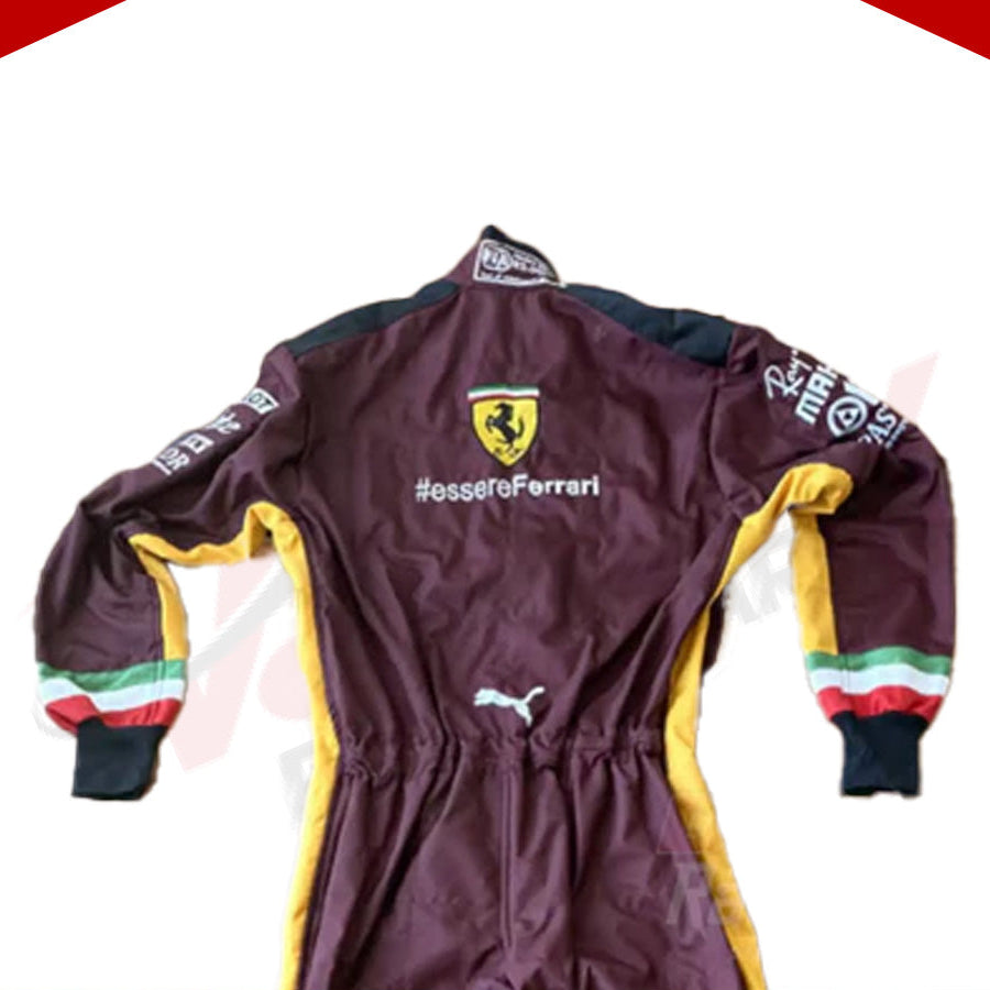 2020 Charles Leclerc Ferrari 1000 GP F1 Embroidered Racing suit - Velocity Racegear-2020 Charles Leclerc Ferrari 1000 GP F1 Embroidered Racing suit - Velocity Racegear-F1 Racing Suit