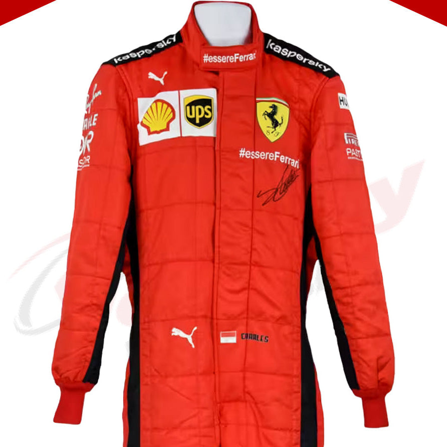 2020 Charles Leclerc Ferrari F1 Race Suit - Velocity Racegear-2020 Charles Leclerc Ferrari F1 Race Suit - Velocity Racegear-F1 Racing Suit