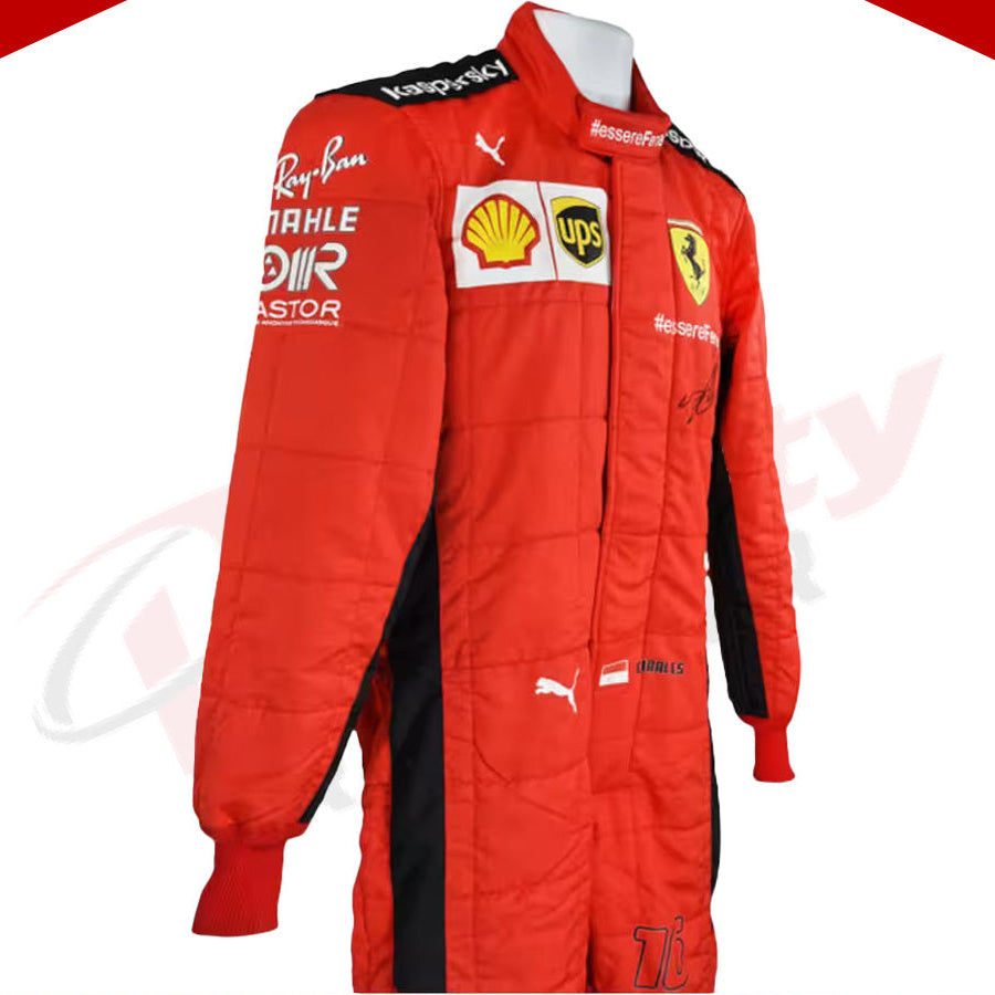 2020 Charles Leclerc Ferrari F1 Race Suit - Velocity Racegear-2020 Charles Leclerc Ferrari F1 Race Suit - Velocity Racegear-F1 Racing Suit