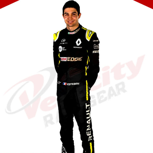 2020 Esteban Ocon Renault F1 Race Suit - Velocity Racegear-2020 Esteban Ocon Renault F1 Race Suit - Velocity Racegear-F1 Racing Suit