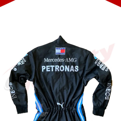 2020 Lewis Hamilton Mercedes AMG F1 Embroidery Race Suit - Velocity Racegear-2020 Lewis Hamilton Mercedes AMG F1 Embroidery Race Suit - Velocity Racegear-F1 Racing Suit