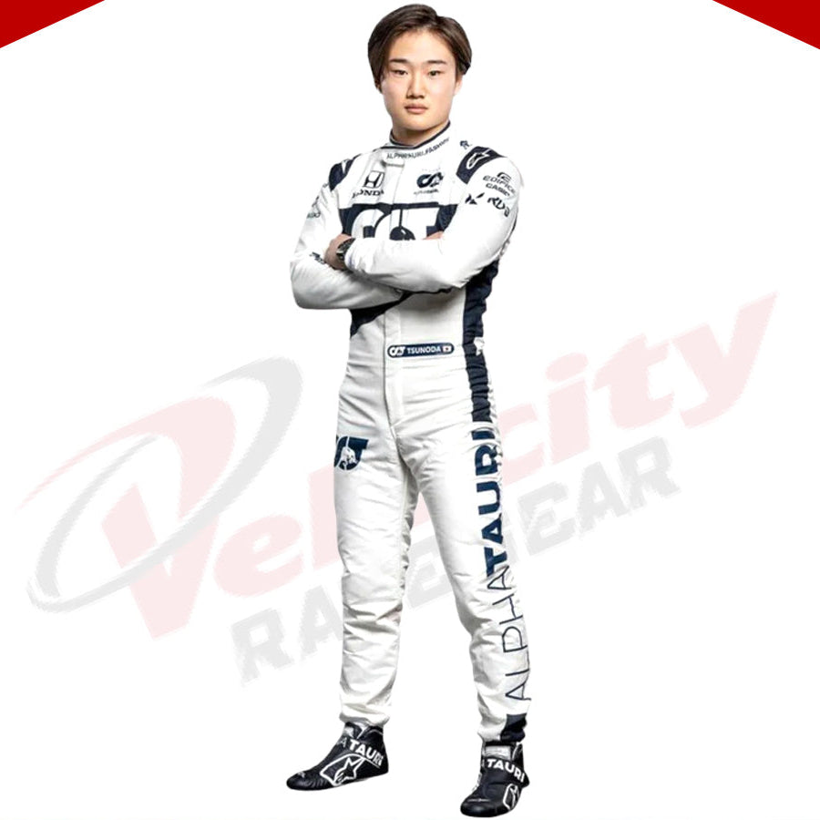 2020 Yuki Tsunoda AlphaTauri F1 Race Suit - Velocity Racegear-2020 Yuki Tsunoda AlphaTauri F1 Race Suit KIDS - Velocity Racegear-F1 Racing Suit