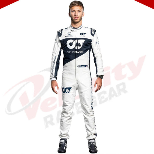 2021 AlphaTauri Pierre Gasly F1 Race Suit - Velocity Racegear-2021 AlphaTauri Pierre Gasly F1 Race Suit - Velocity Racegear-F1 Racing Suit