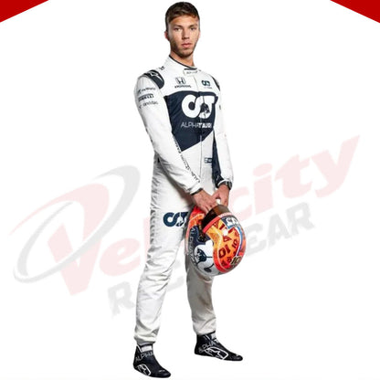 2021 AlphaTauri Pierre Gasly F1 Race Suit - Velocity Racegear-2021 AlphaTauri Pierre Gasly F1 Race Suit - Velocity Racegear-F1 Racing Suit