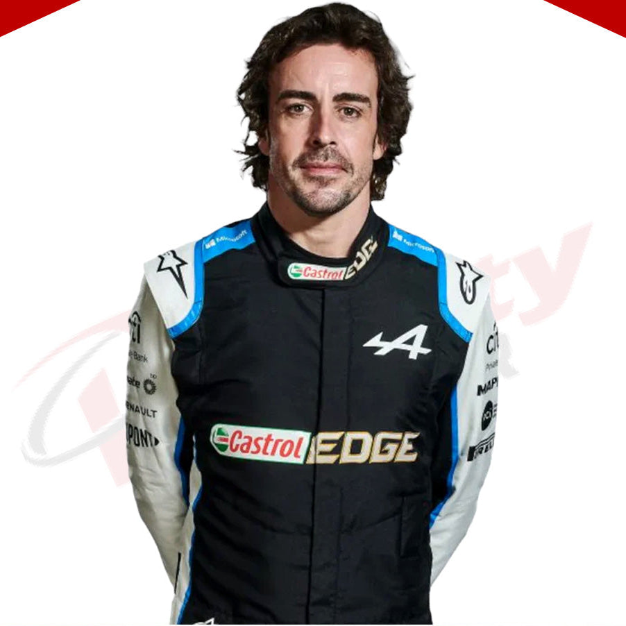 2021 FERNANDO ALONSO ALPHINE F1 RACE SUIT - Velocity Racegear-2021 FERNANDO ALONSO ALPHINE F1 RACE SUIT KIDS - Velocity Racegear-F1 Racing Suit