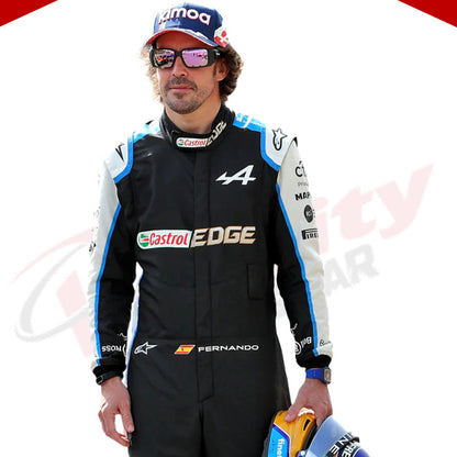 2021 FERNANDO ALONSO ALPHINE F1 RACE SUIT - Velocity Racegear-2021 FERNANDO ALONSO ALPHINE F1 RACE SUIT KIDS - Velocity Racegear-F1 Racing Suit
