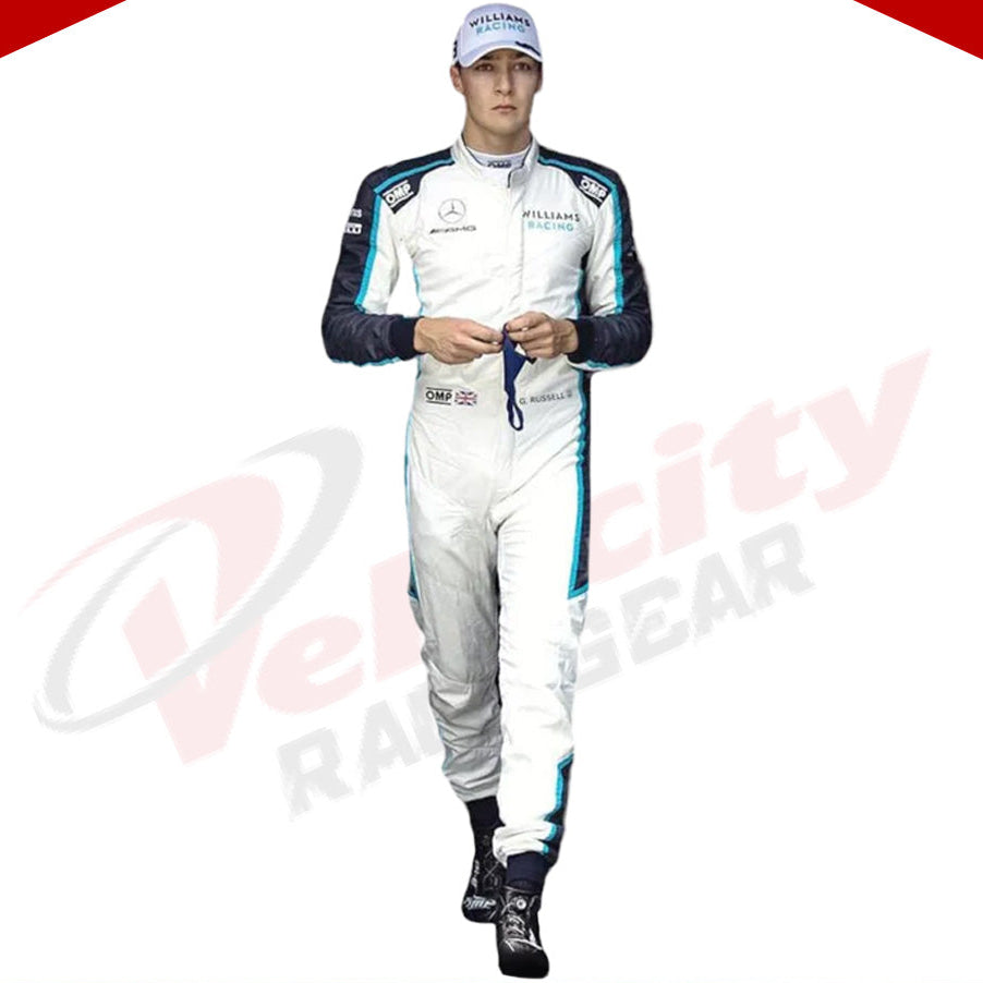 2021 George Russell Williams Racing F1 Race Suit - Velocity Racegear-2021 George Russell Williams Racing F1 Race Suit - Velocity Racegear-F1 Racing Suit