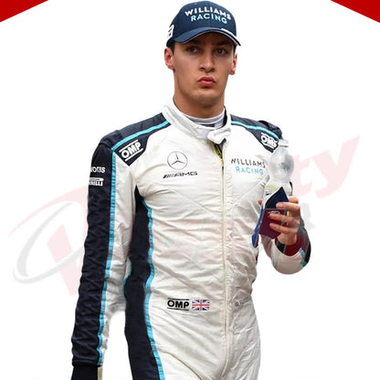 2021 George Russell Williams Racing F1 Race Suit - Velocity Racegear-2021 George Russell Williams Racing F1 Race Suit - Velocity Racegear-F1 Racing Suit