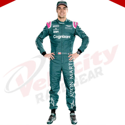 2021 Lance Stroll Aston Martin F1 Race Suit - Velocity Racegear-2021 Lance Stroll Aston Martin F1 Race Suit KIDS - Velocity Racegear-F1 Racing Suit