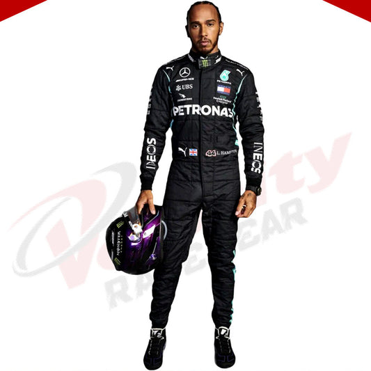 2021 Lewis Hamilton Mercedes AMG F1 Race Suit - Velocity Racegear-2021 Lewis Hamilton Mercedes AMG F1 Race Suit - Velocity Racegear-F1 Racing Suit