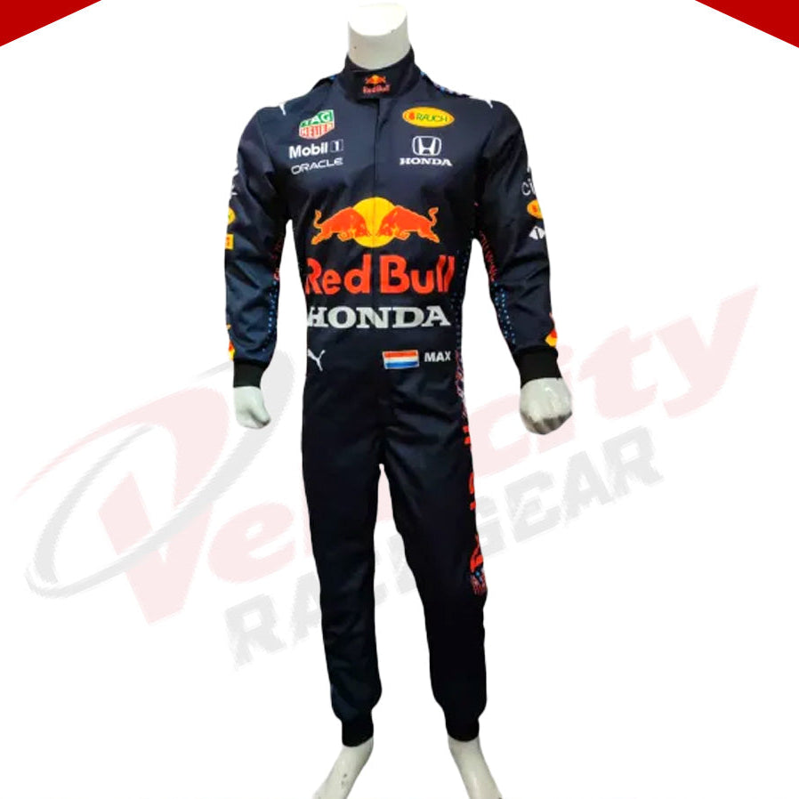 2021 New Max Verstappen F1 Red Bull Racing Suit - Velocity Racegear-2021 New Max Verstappen F1 Red Bull Racing Suit - Velocity Racegear-F1 Red Bull Racing Suit