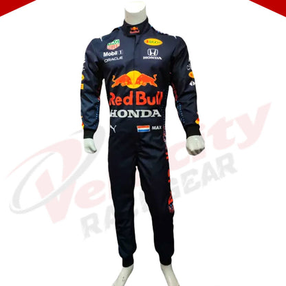 2021 New Max Verstappen F1 Red Bull Racing Suit - Velocity Racegear-2021 New Max Verstappen F1 Red Bull Racing Suit - Velocity Racegear-F1 Red Bull Racing Suit