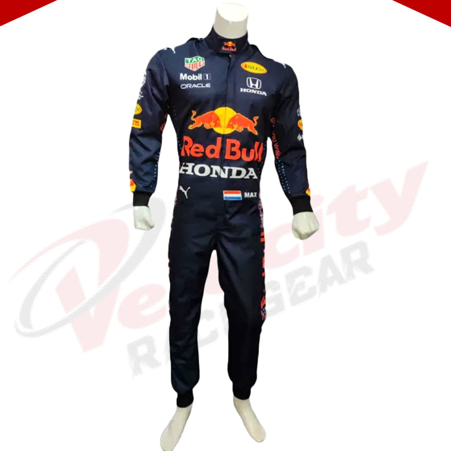 2021 New Max Verstappen F1 Red Bull Racing Suit - Velocity Racegear-2021 New Max Verstappen F1 Red Bull Racing Suit - Velocity Racegear-F1 Red Bull Racing Suit